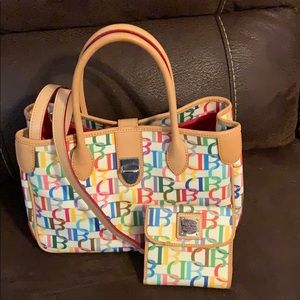 Dooney and Bourke bag and wallet set